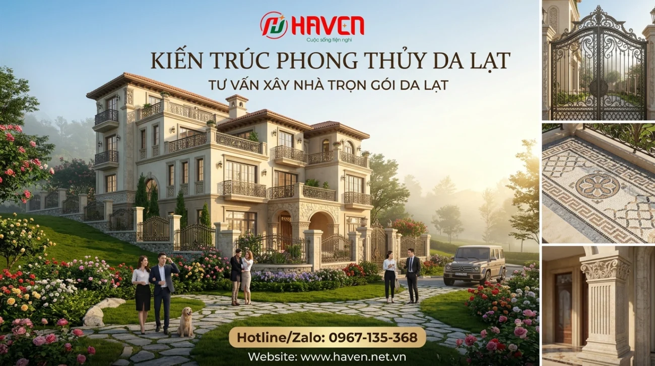 DINH THỰ TÂN CỔ ĐIỂN TẠI PHƯỜNG XUÂN HƯƠNG ĐÀ LẠT