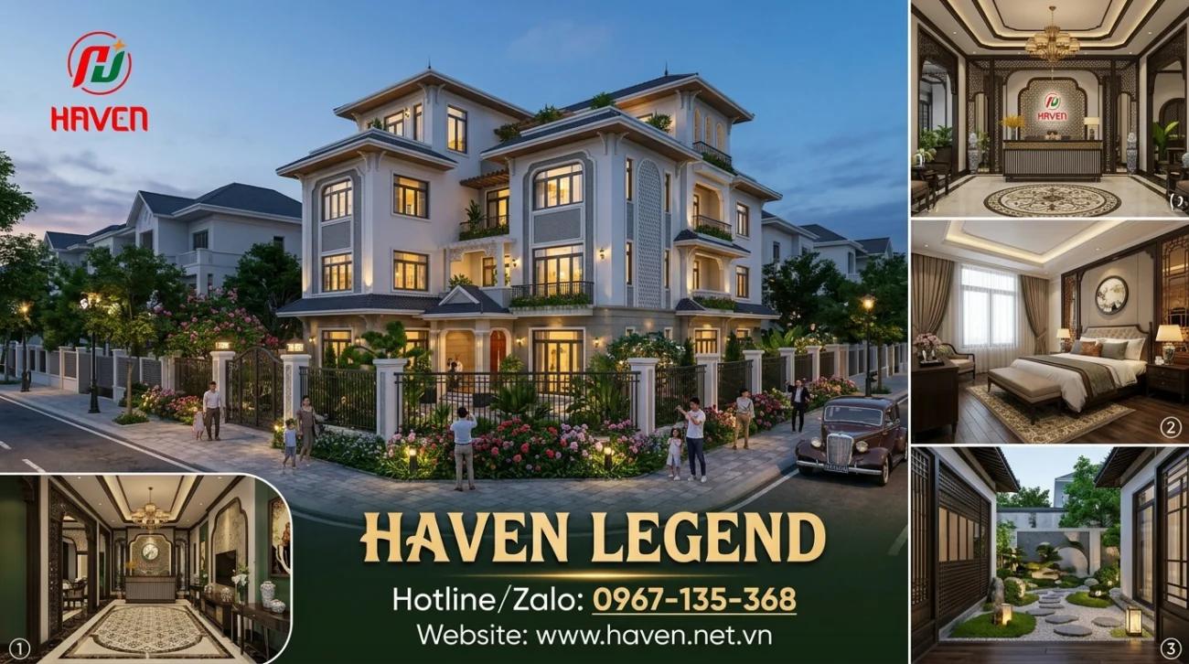 KIỆT TÁC DINH THỰ INDOCHINE TẠI THỊ TRẤN LIÊN NGHĨA ĐỨC TRỌNG