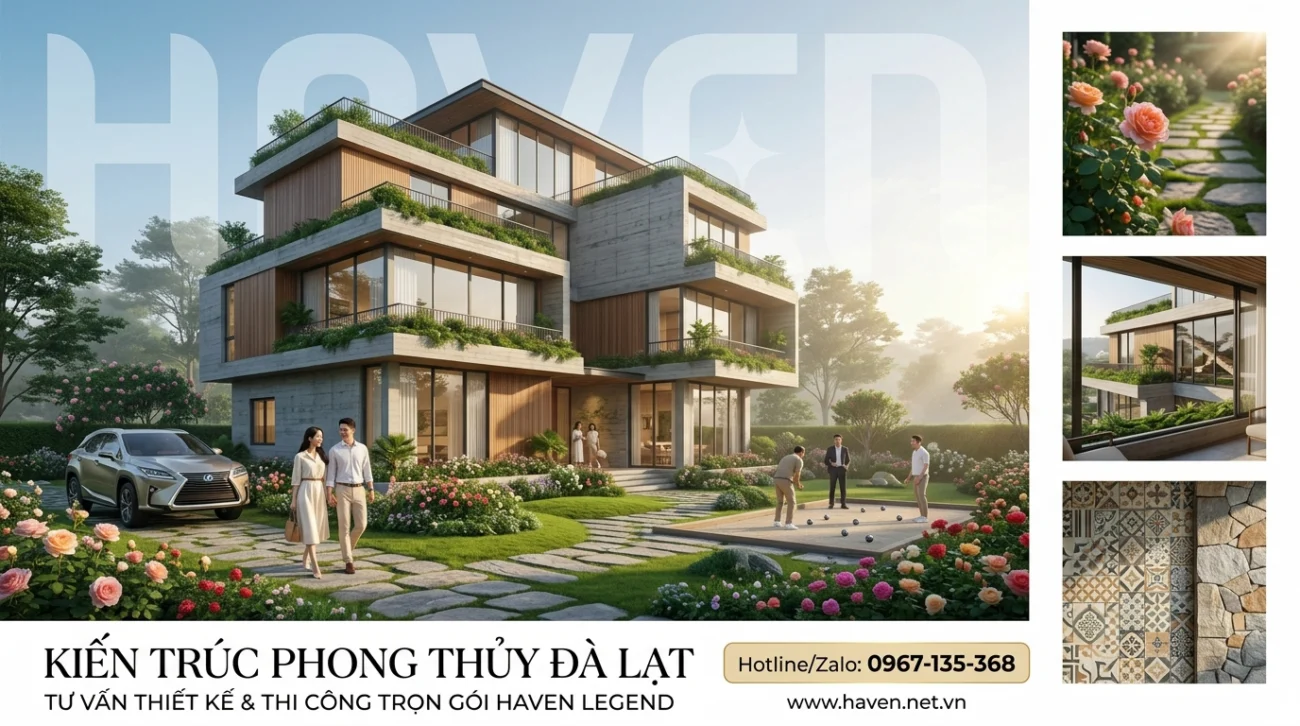 Kiến trúc xanh chữa lành, giao thoa hiện đại Đà Lạt