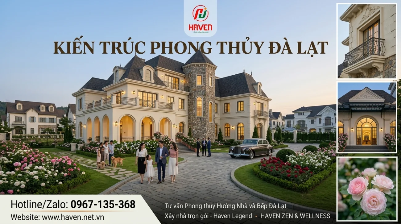 Thiết kế Kiến trúc dinh thự tân cổ điển tại Đà Lạt