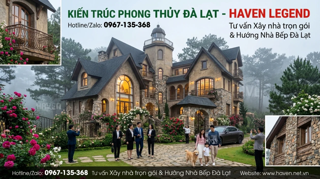 Kiến trúc dinh thự châu âu, tổ ẩm di sản giữa lòng cao nguyên Lâm Hà
